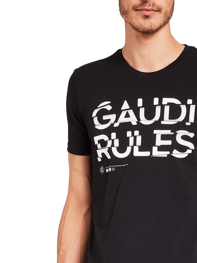 T-shirt Nero Gaudi