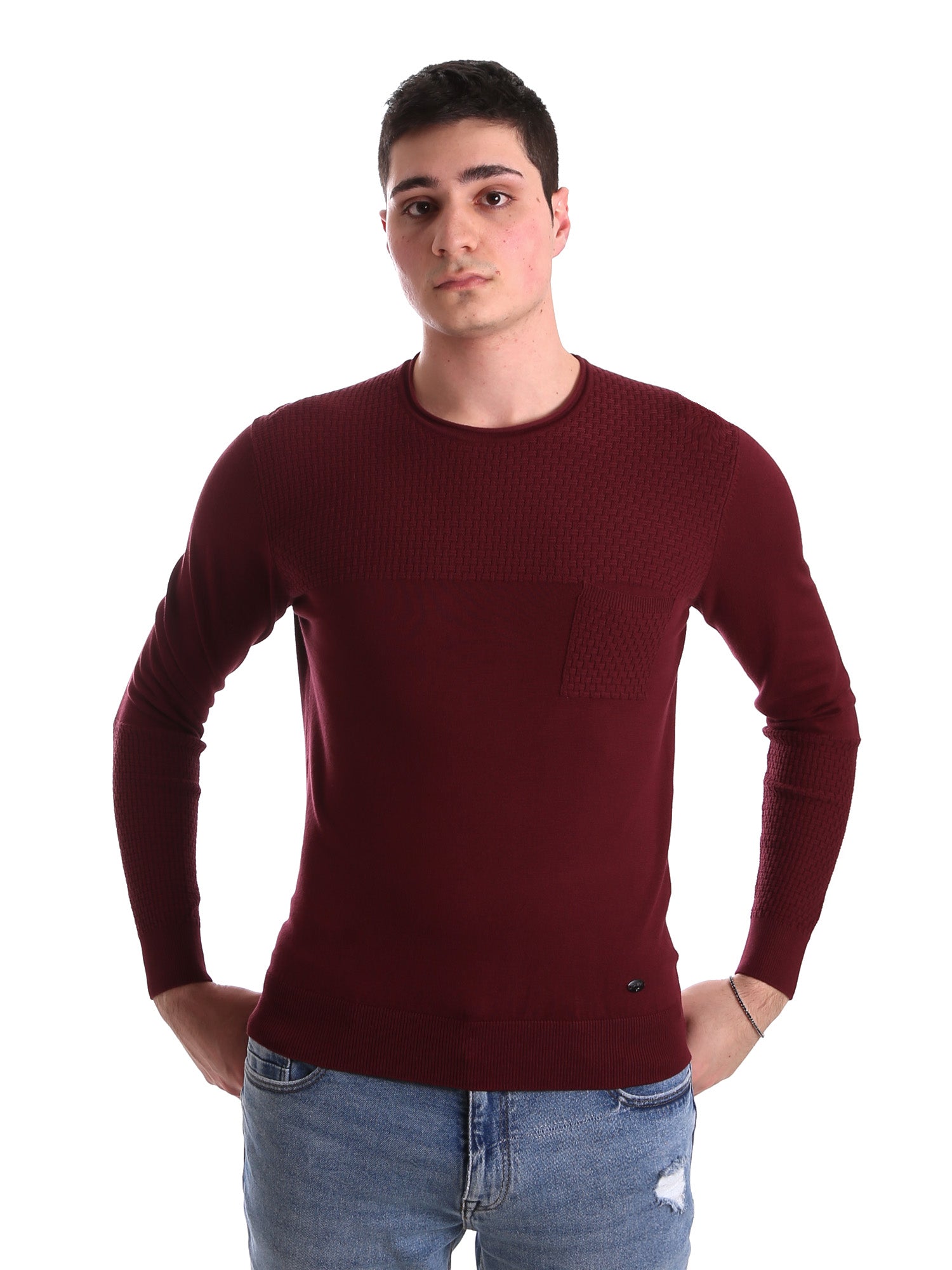 Maglioncini Bordeaux Gaudi Jeans