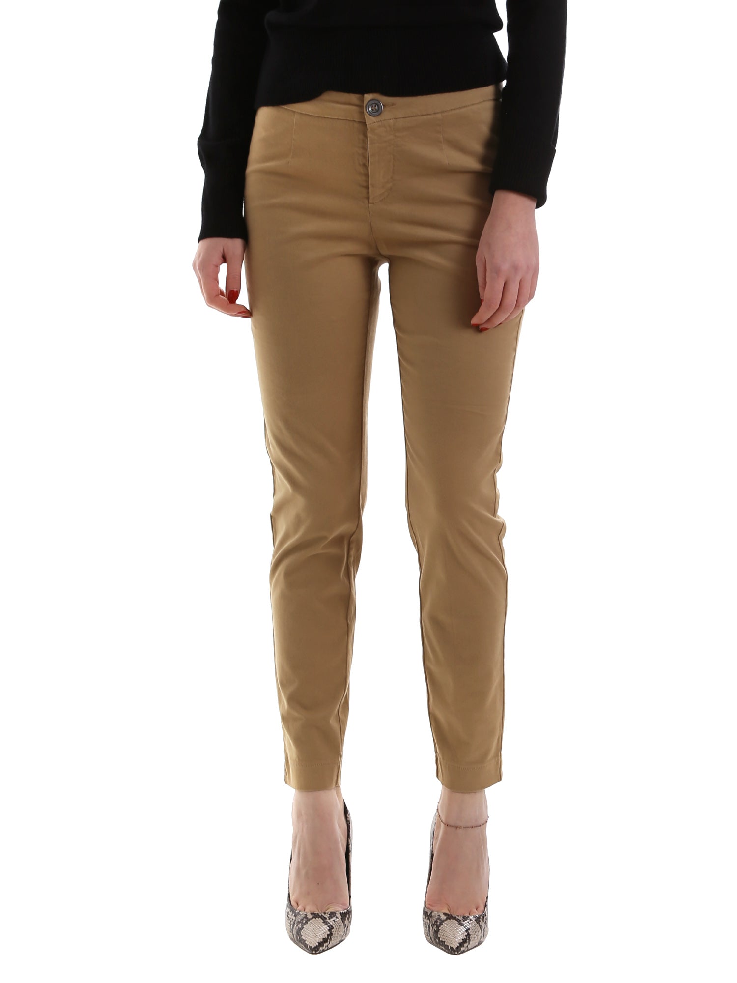 Pantaloni Marrone Nero Giardini
