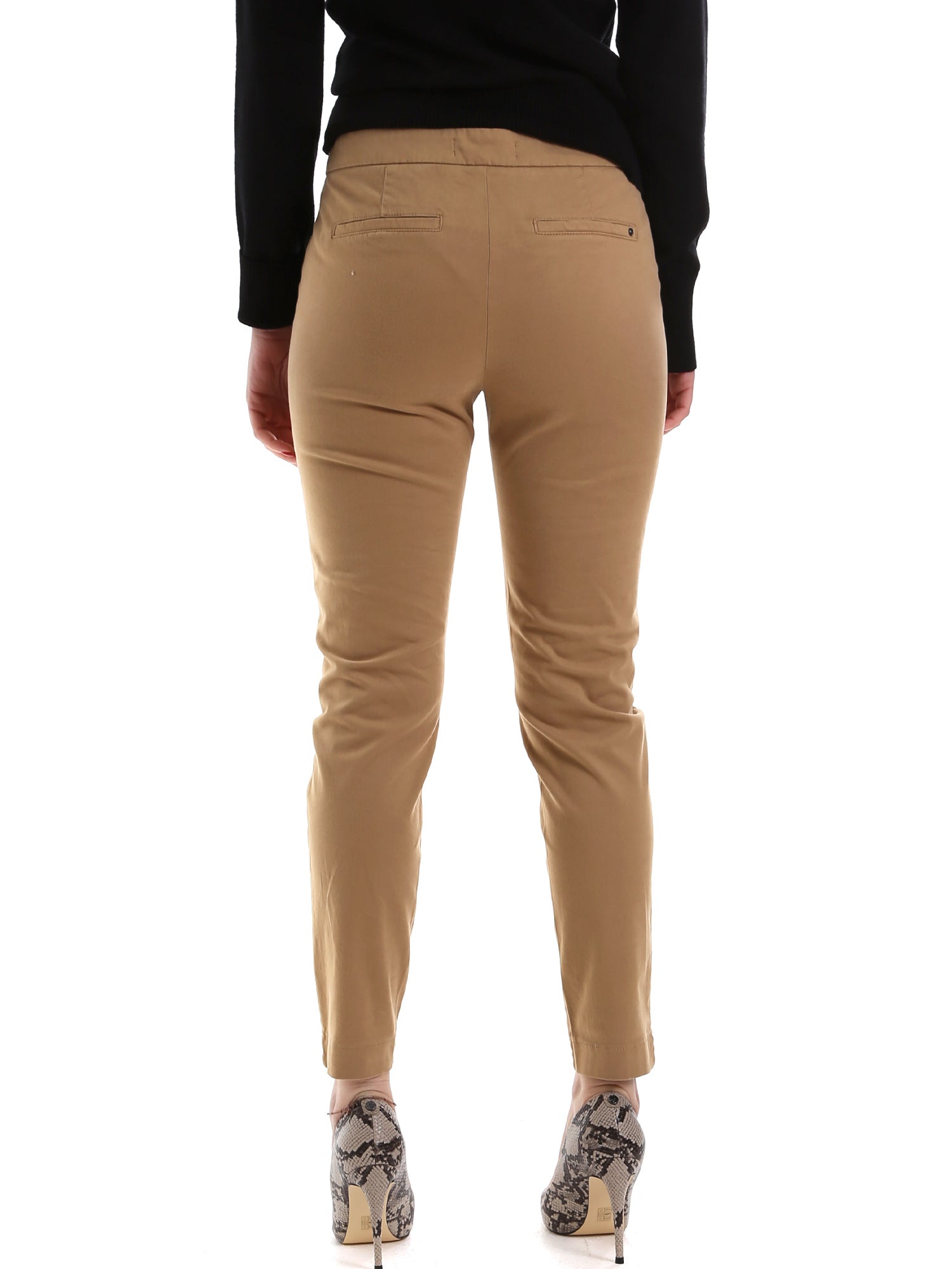 Pantaloni Marrone Nero Giardini