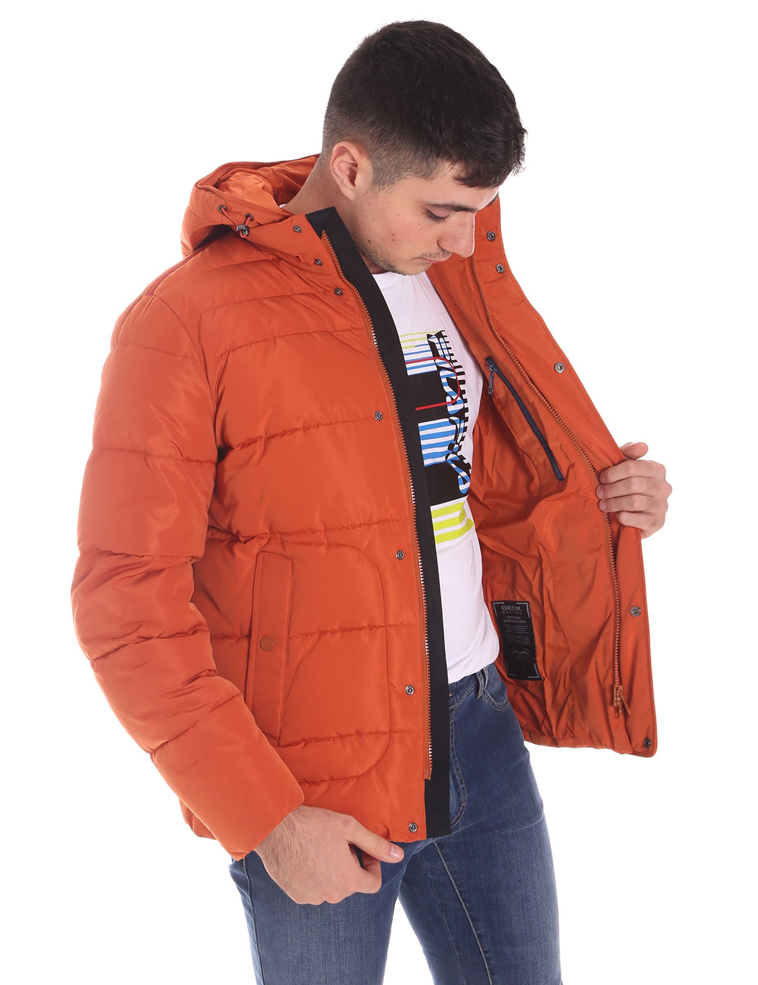 Piumini Arancio Geox
