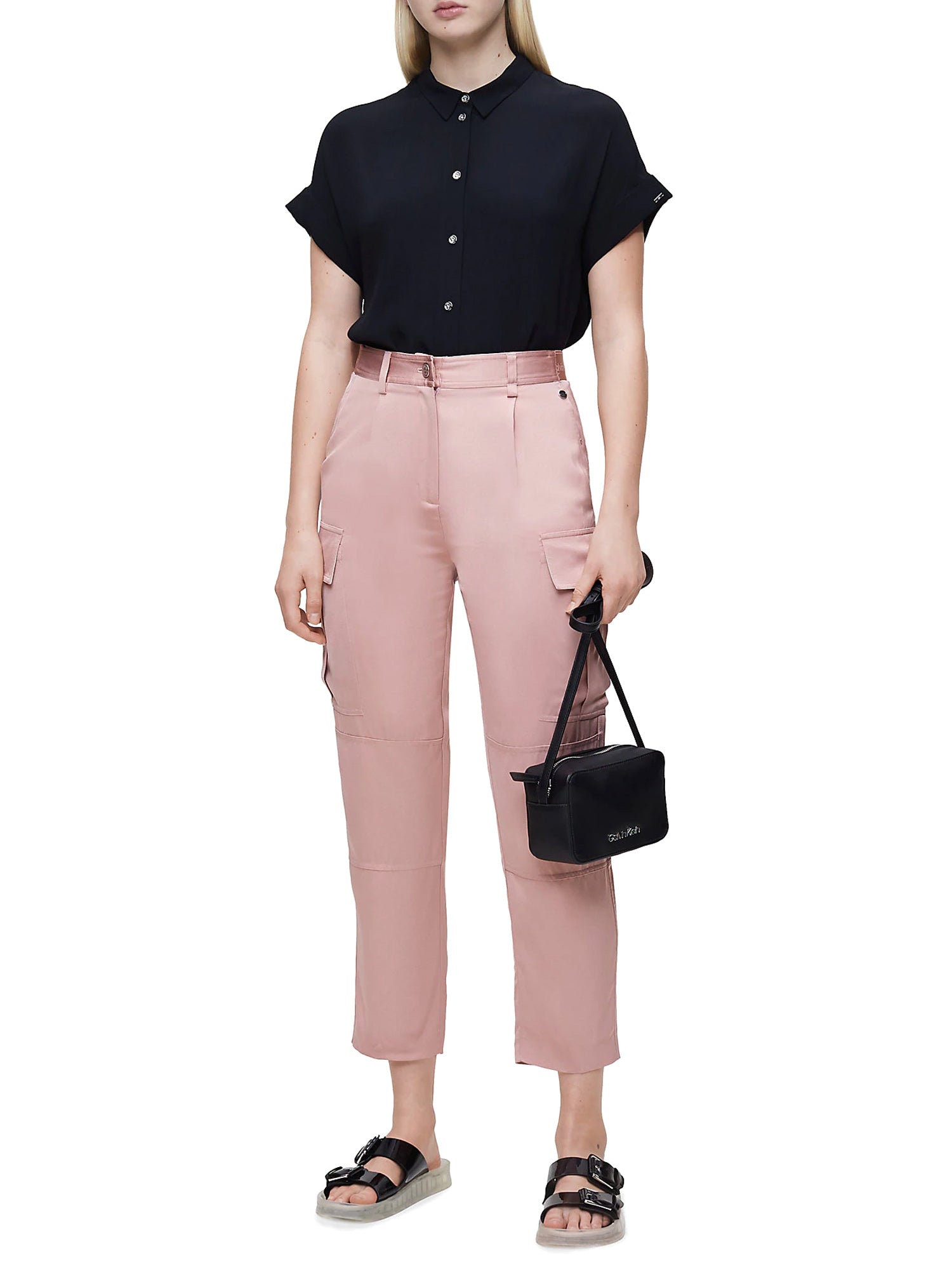 Camicie Nero Calvin Klein
