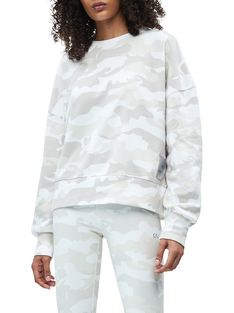 Felpe Bianco Calvin Klein Performance 