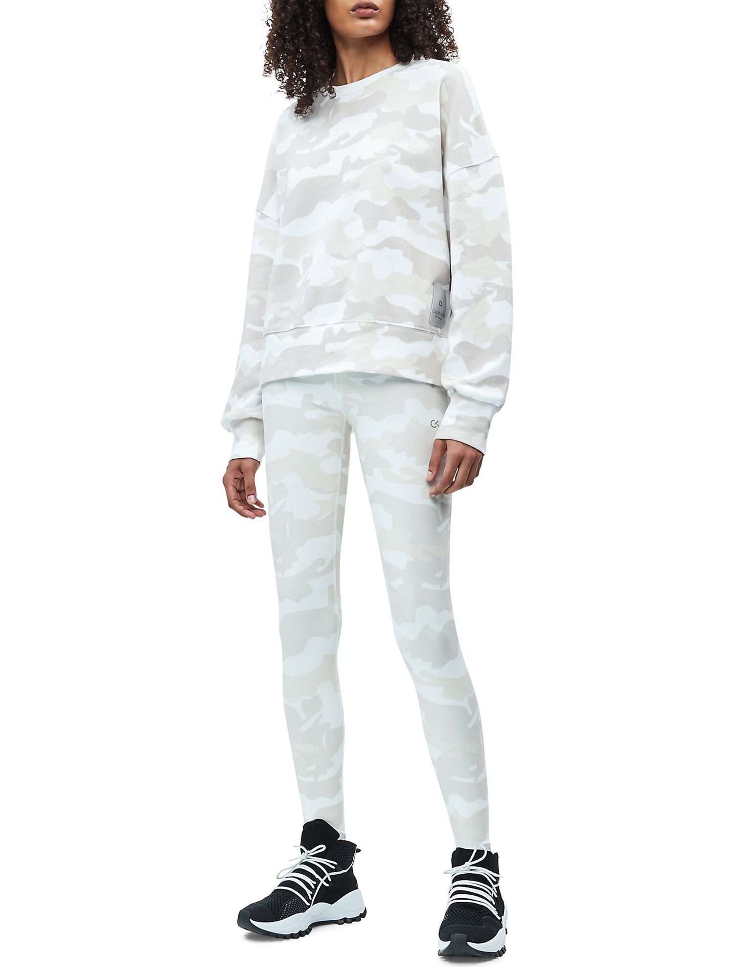 Felpe Bianco Calvin Klein Performance 
