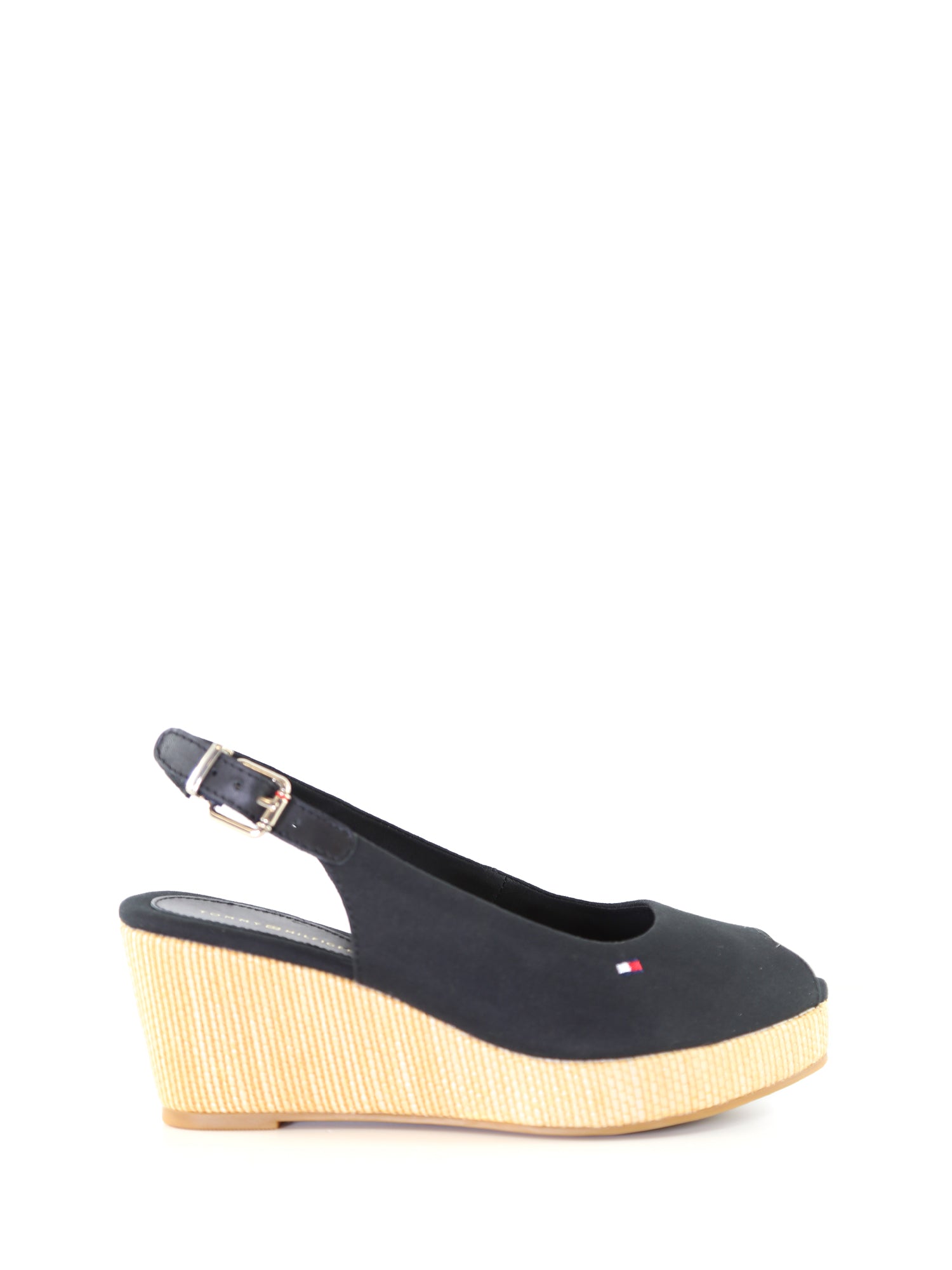 Sandali zeppa Nero Tommy Hilfiger