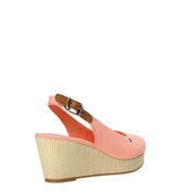 Sandali zeppa Rosa Tommy Hilfiger