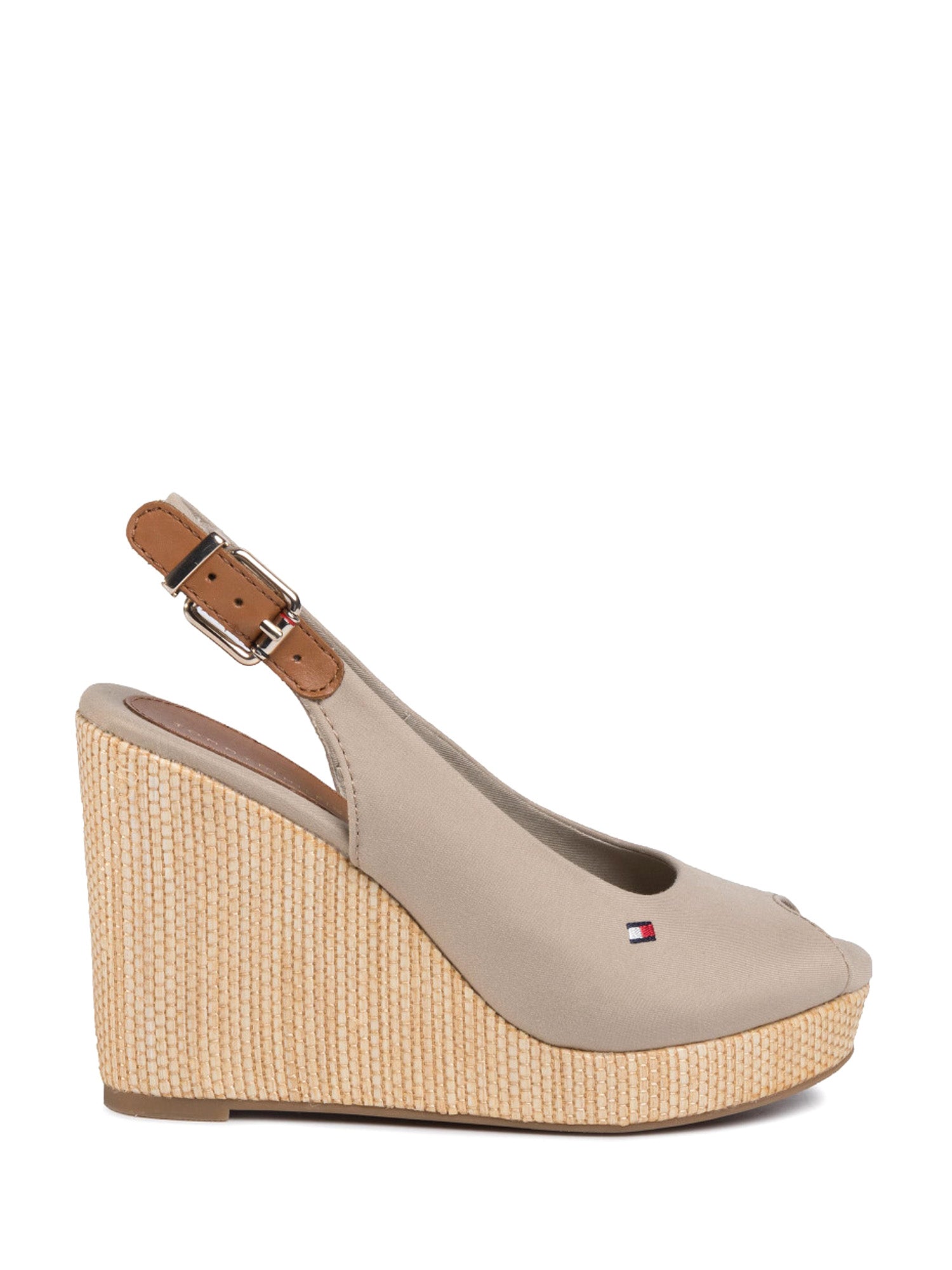 Sandali zeppa Beige Tommy Hilfiger