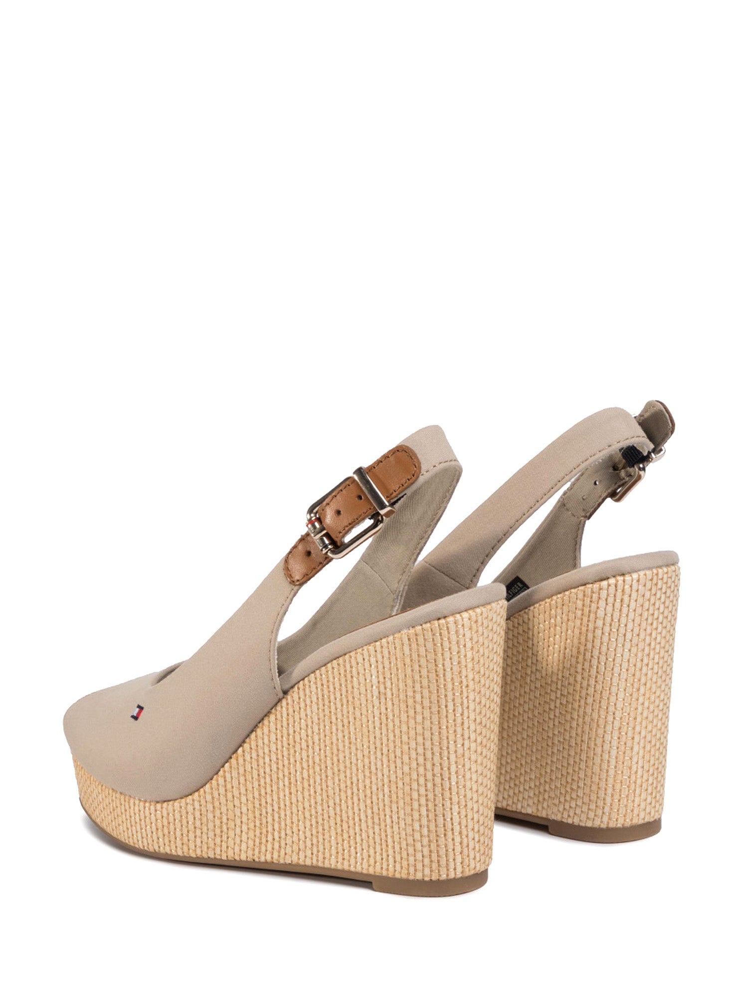 Sandali zeppa Beige Tommy Hilfiger