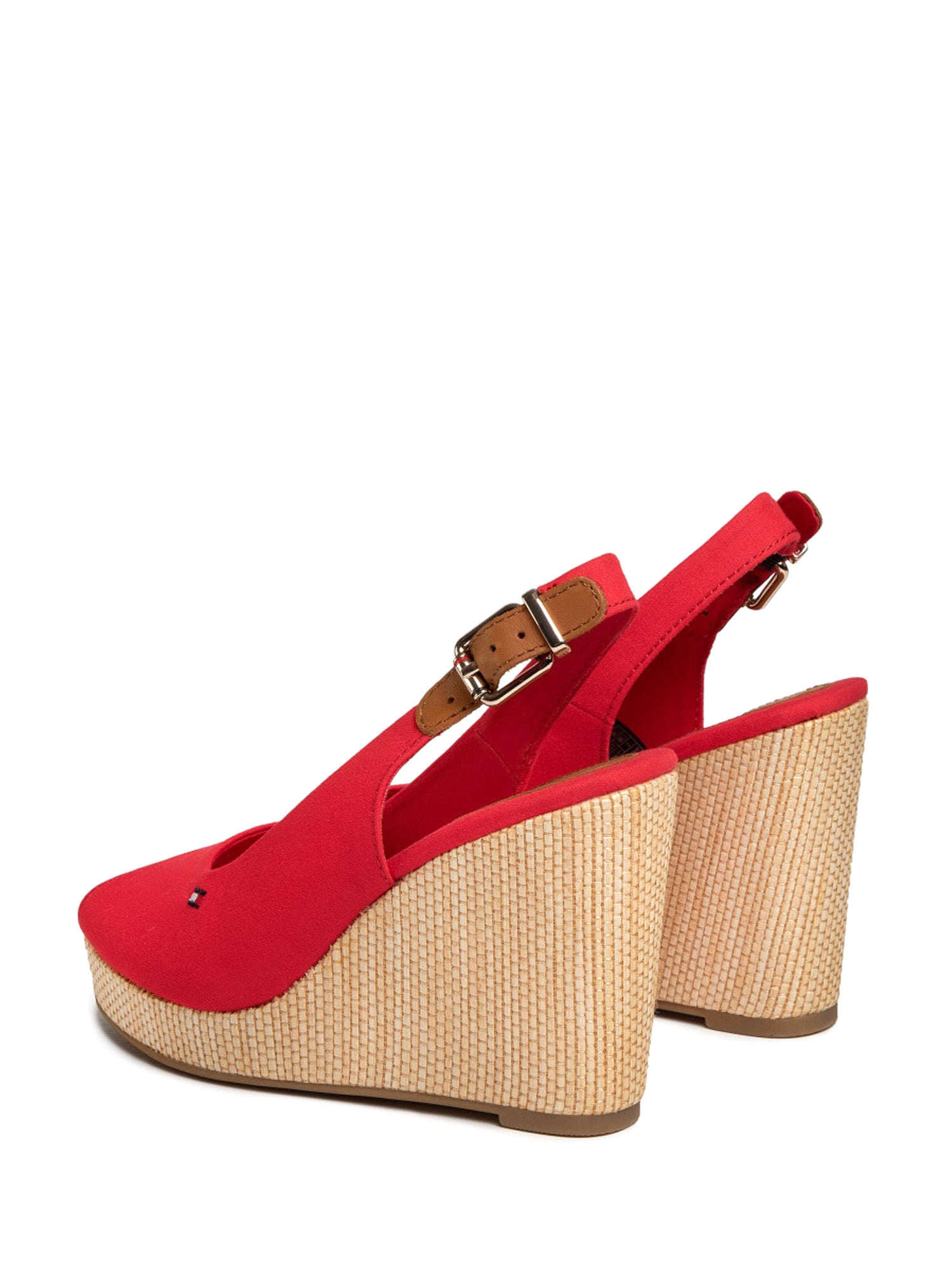 Sandali zeppa Rosso Tommy Hilfiger