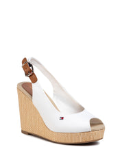 Sandali zeppa Bianco Tommy Hilfiger