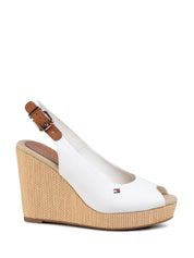 Sandali zeppa Bianco Tommy Hilfiger