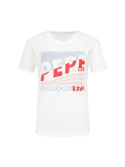 T-shirt Bianco Pepe Jeans
