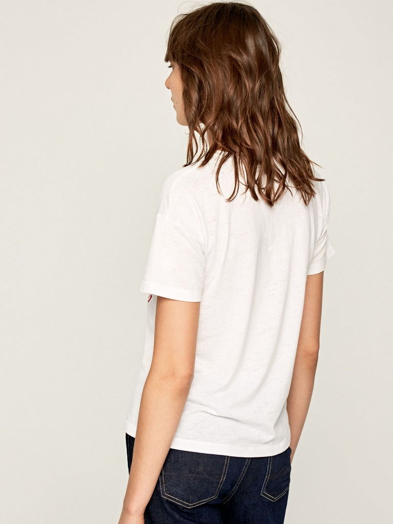 T-shirt Bianco Pepe Jeans