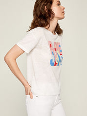 T-shirt Bianco Pepe Jeans