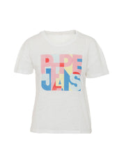 T-shirt Bianco Pepe Jeans