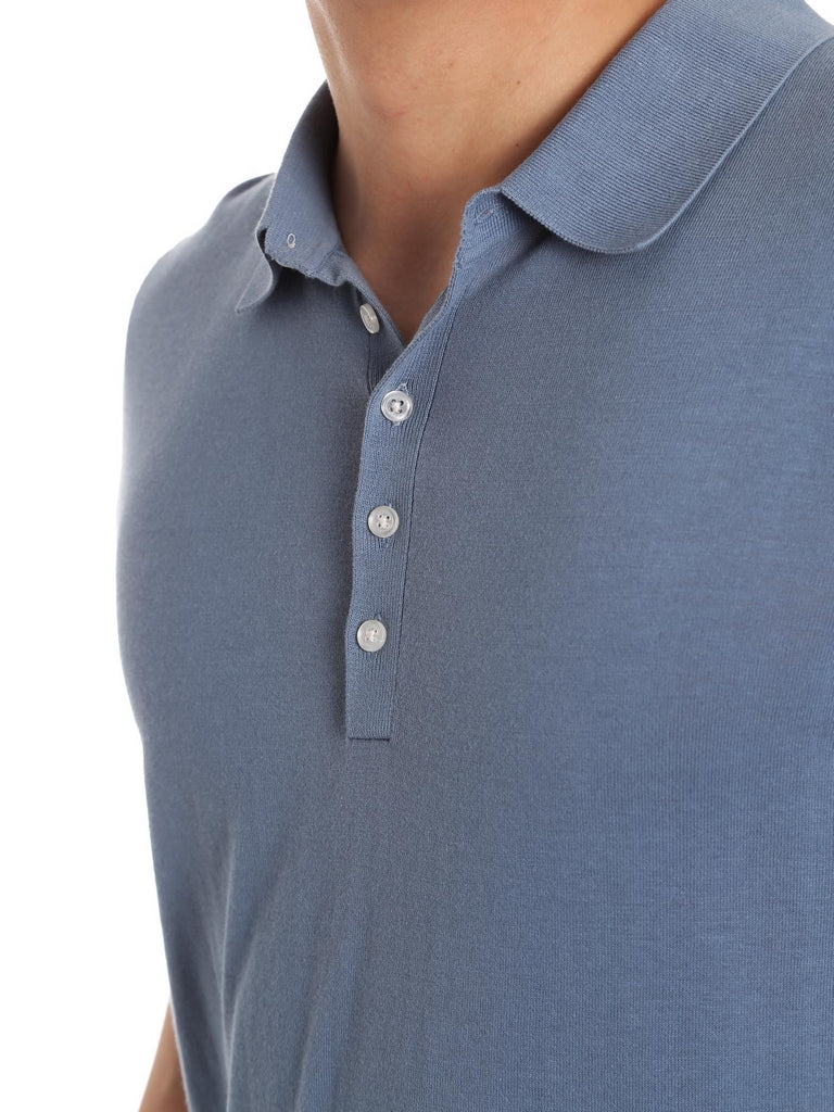 Polo Blu Chiaro Gaudi Jeans