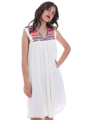 Vestiti Avorio Arancio Gaudi Jeans