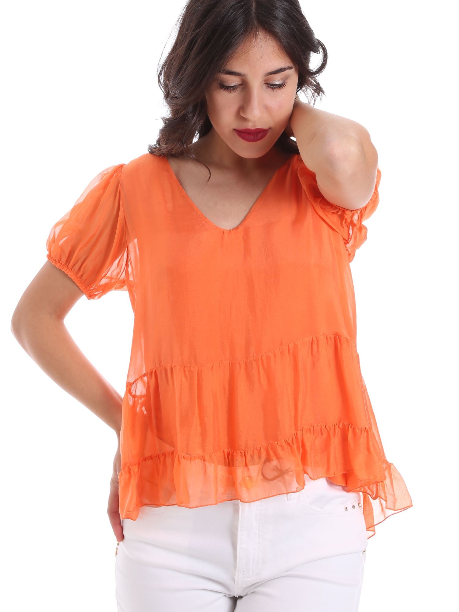 Bluse Arancio Gaudi Jeans