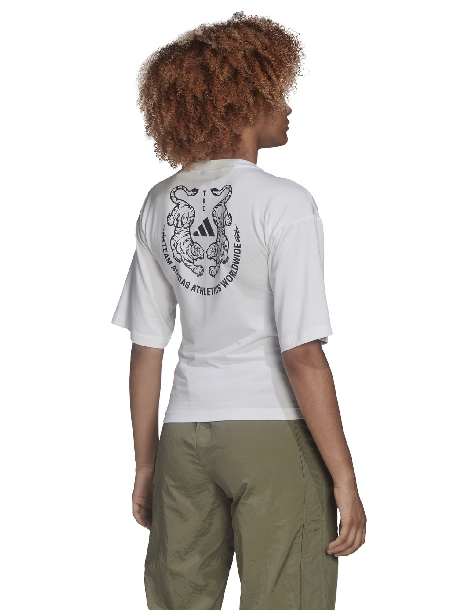 T-shirt Bianco Adidas Performance