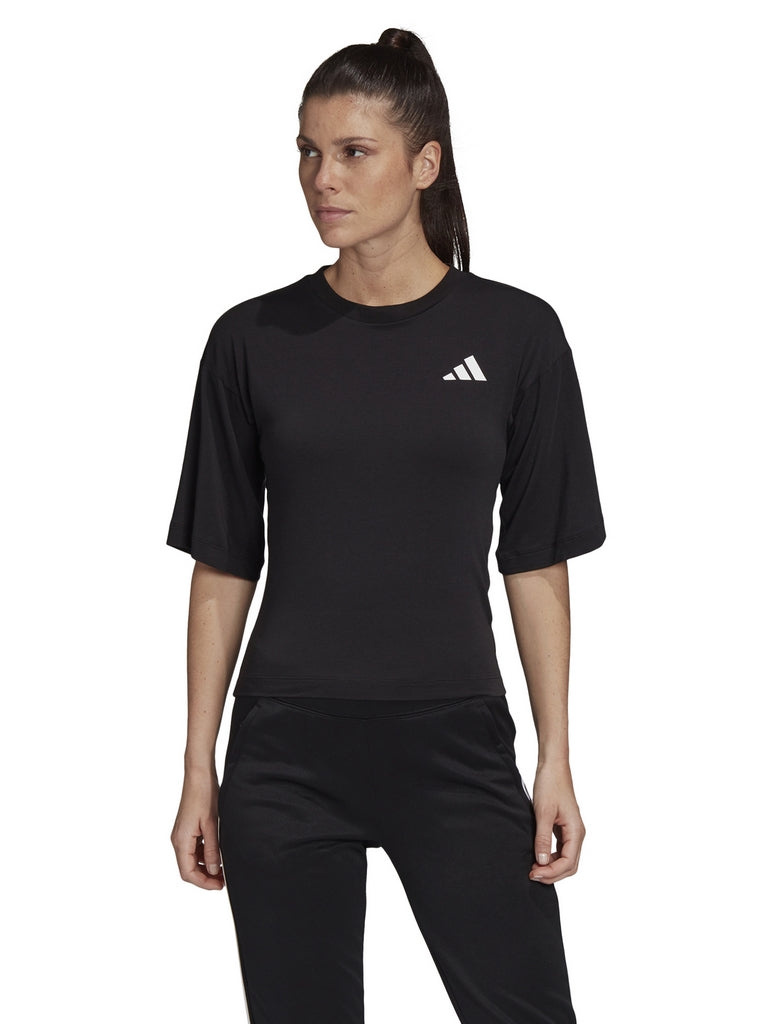 T-shirt Nero Adidas Performance