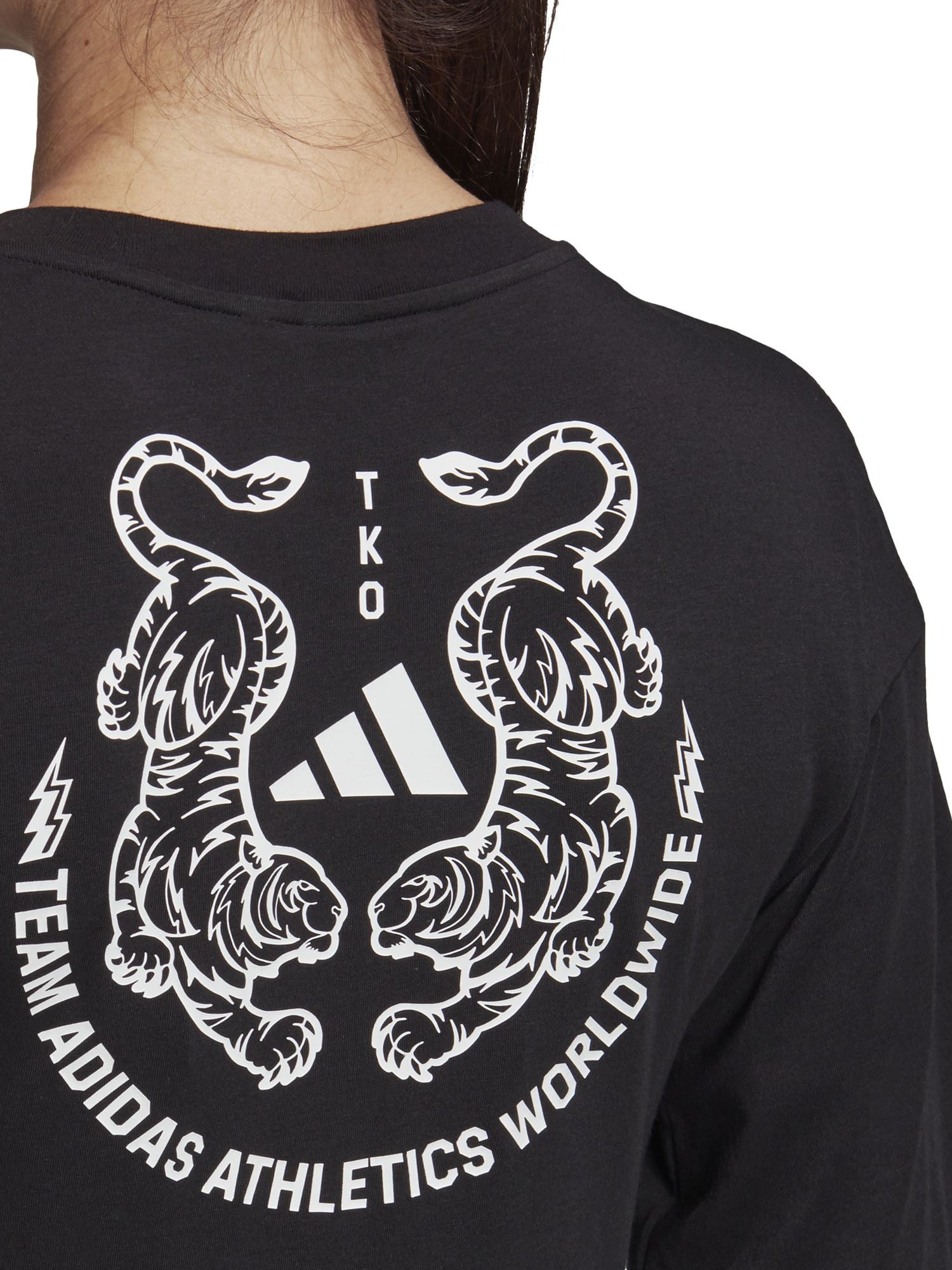 T-shirt Nero Adidas Performance