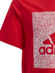 T-shirt Rosso Adidas Performance