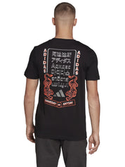 T-shirt Nero Adidas Performance