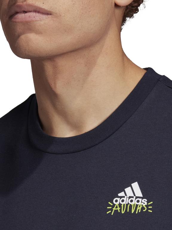 T-shirt Blu Adidas Performance