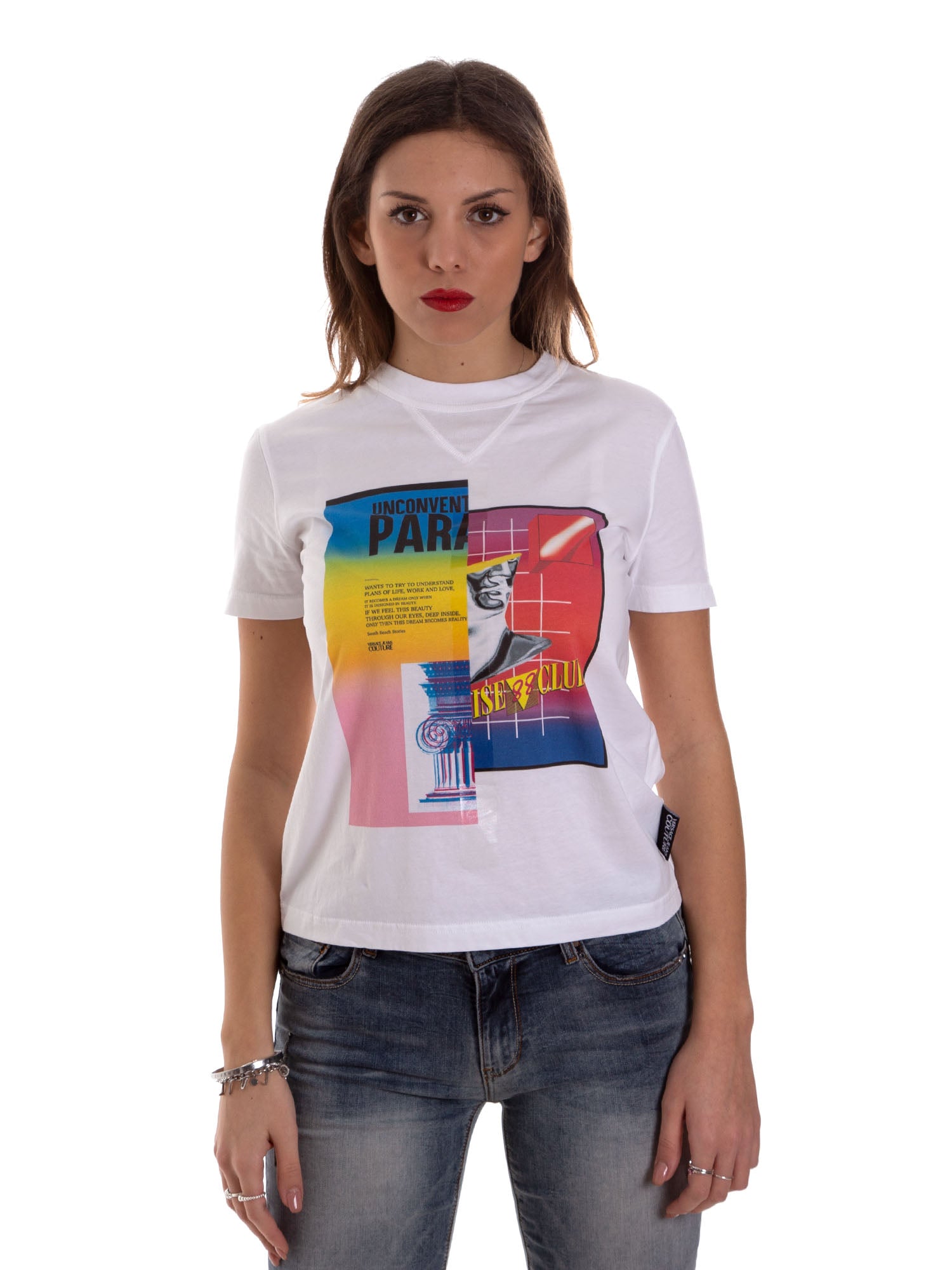 T-shirt Bianco Versace Jeans