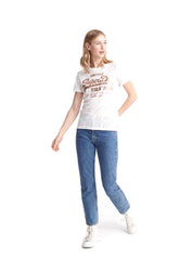 T-shirt Bianco Superdry