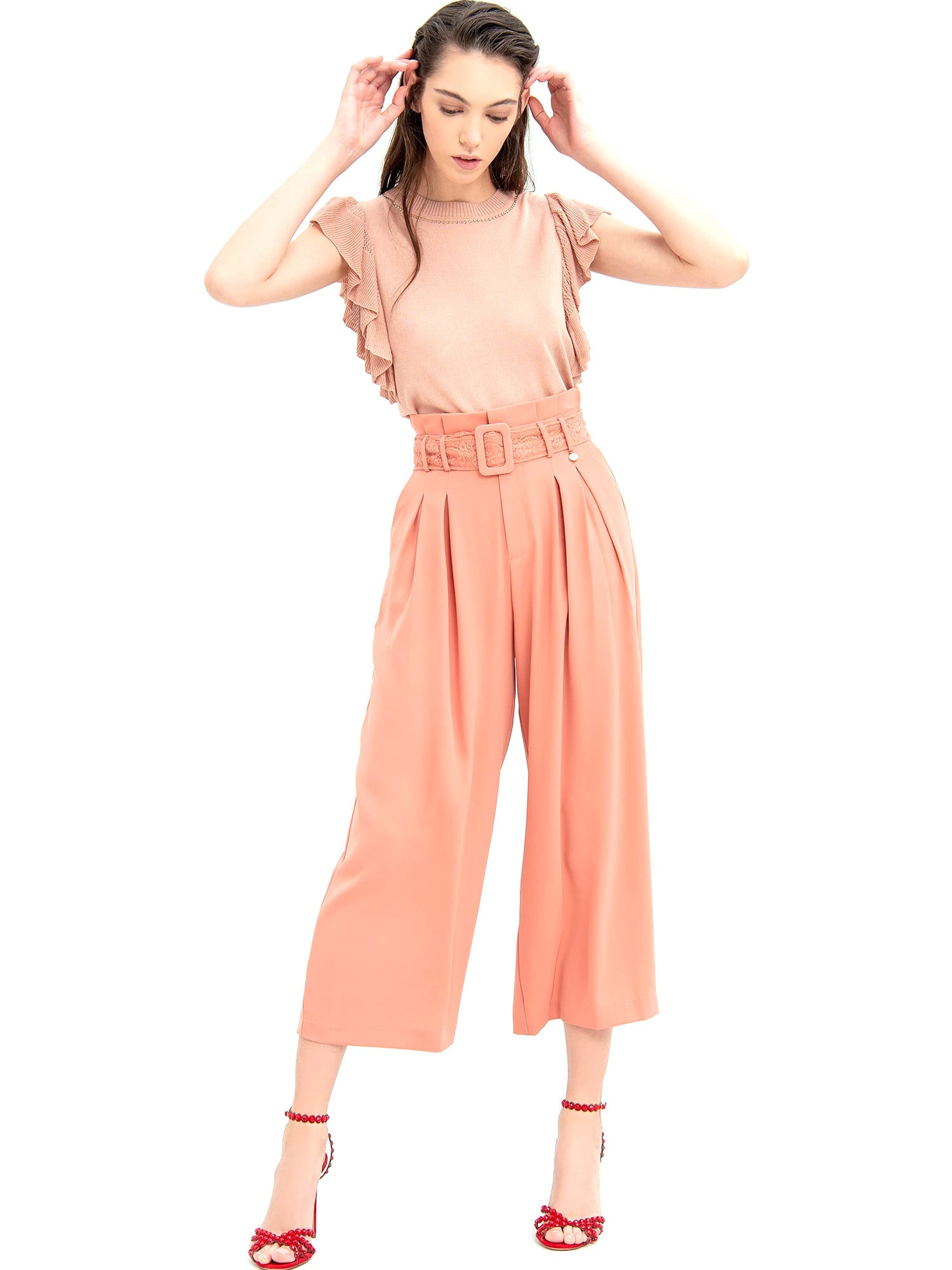 Pantaloni Rosa Fracomina