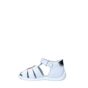 Sandali con strappi Bianco Nero Giardini Junior
