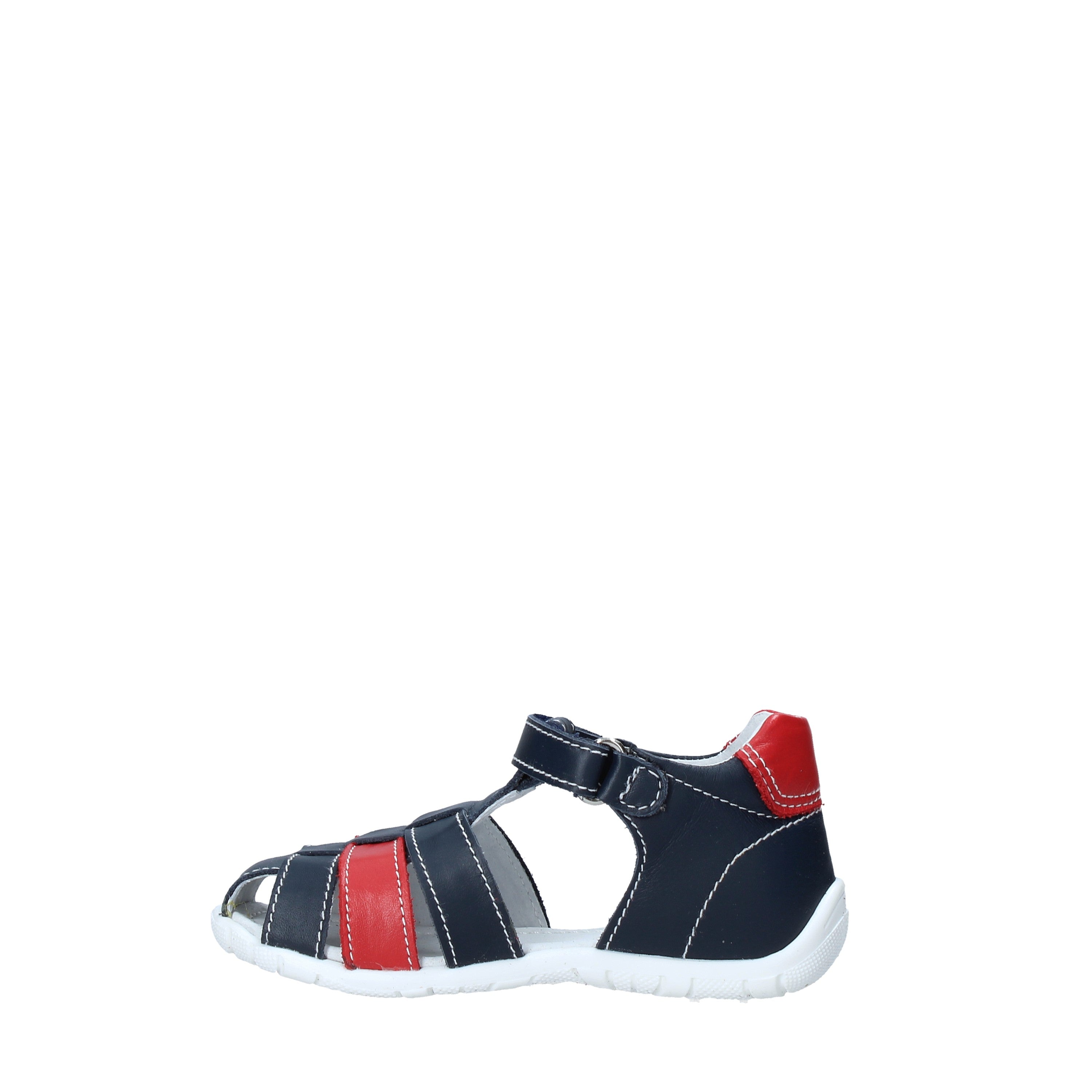 Sandali con strappi Blu Nero Giardini Junior
