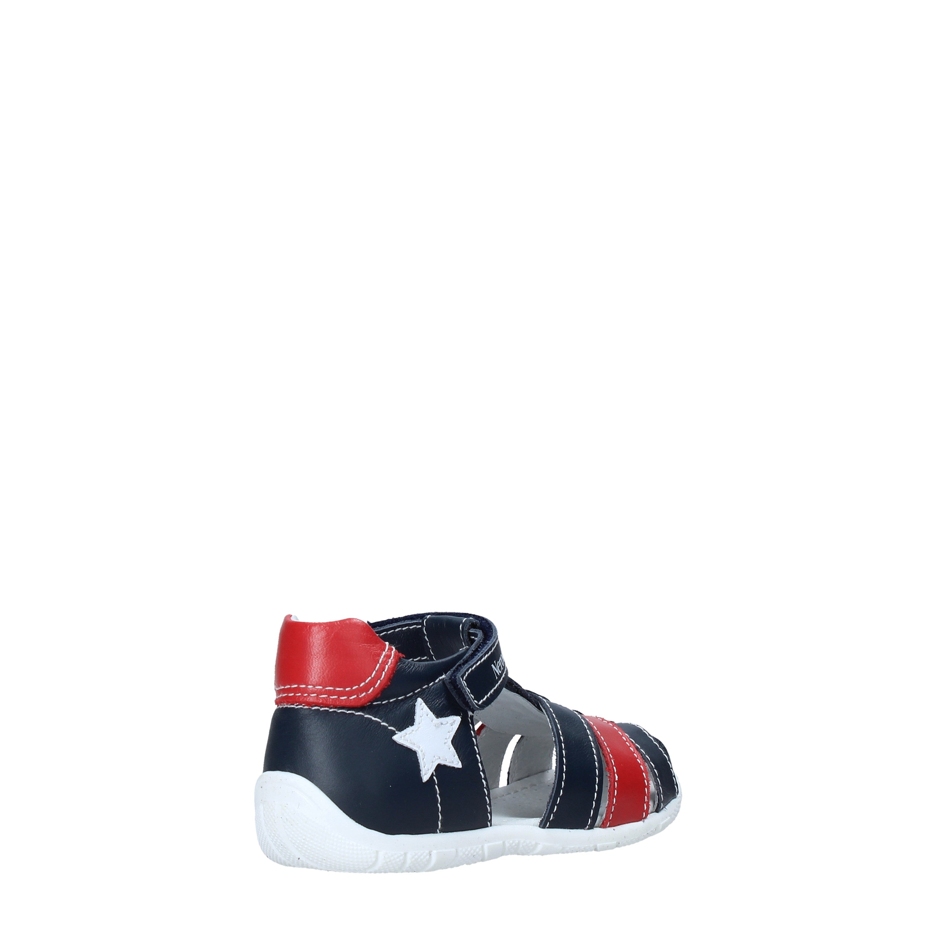 Sandali con strappi Blu Nero Giardini Junior