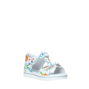 Sandali con strappi Bianco Nero Giardini Junior