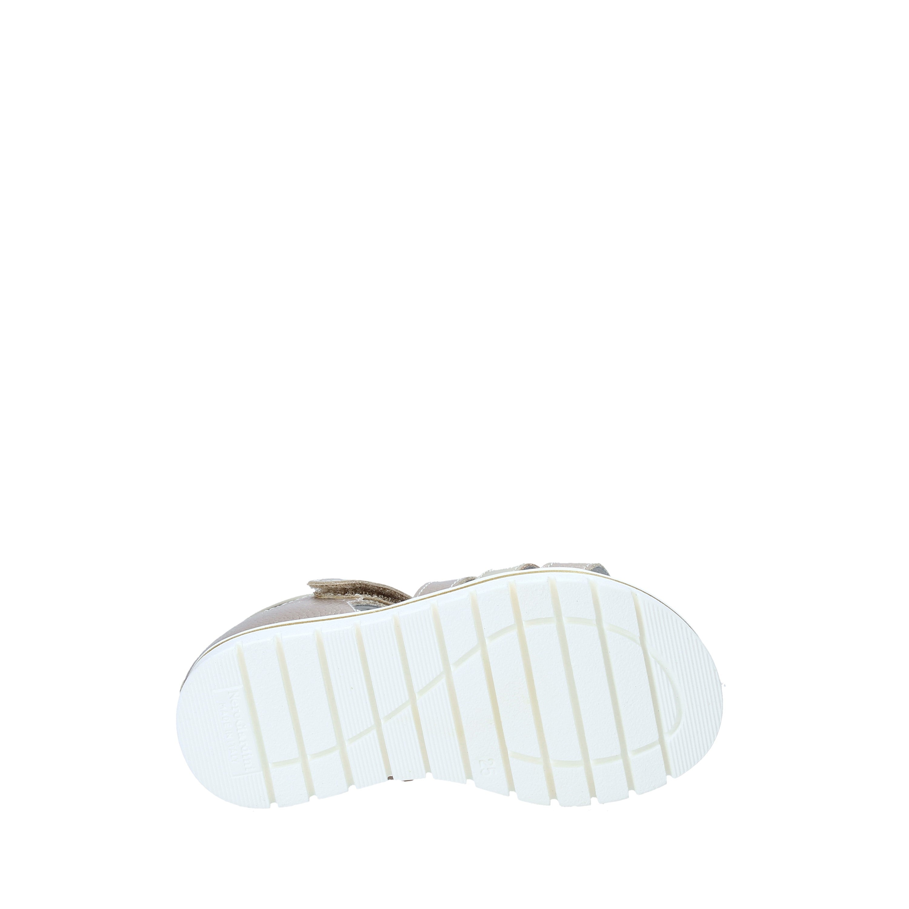 Sandali con strappi Platino Nero Giardini Junior