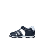 Sandali con strappi Blu Nero Giardini Junior