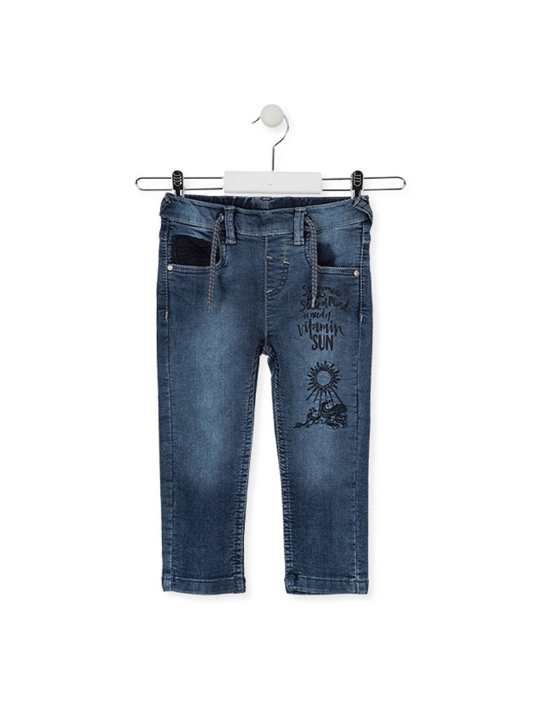 Pantaloni Blu Losan
