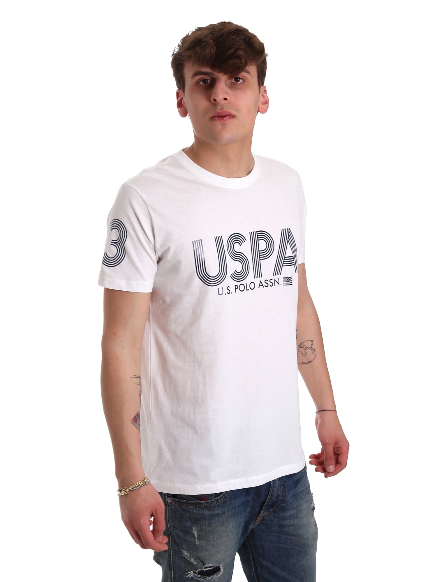 T-shirt Bianco U.s. Polo Assn.