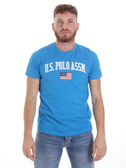 T-shirt Turchese U.s. Polo Assn.