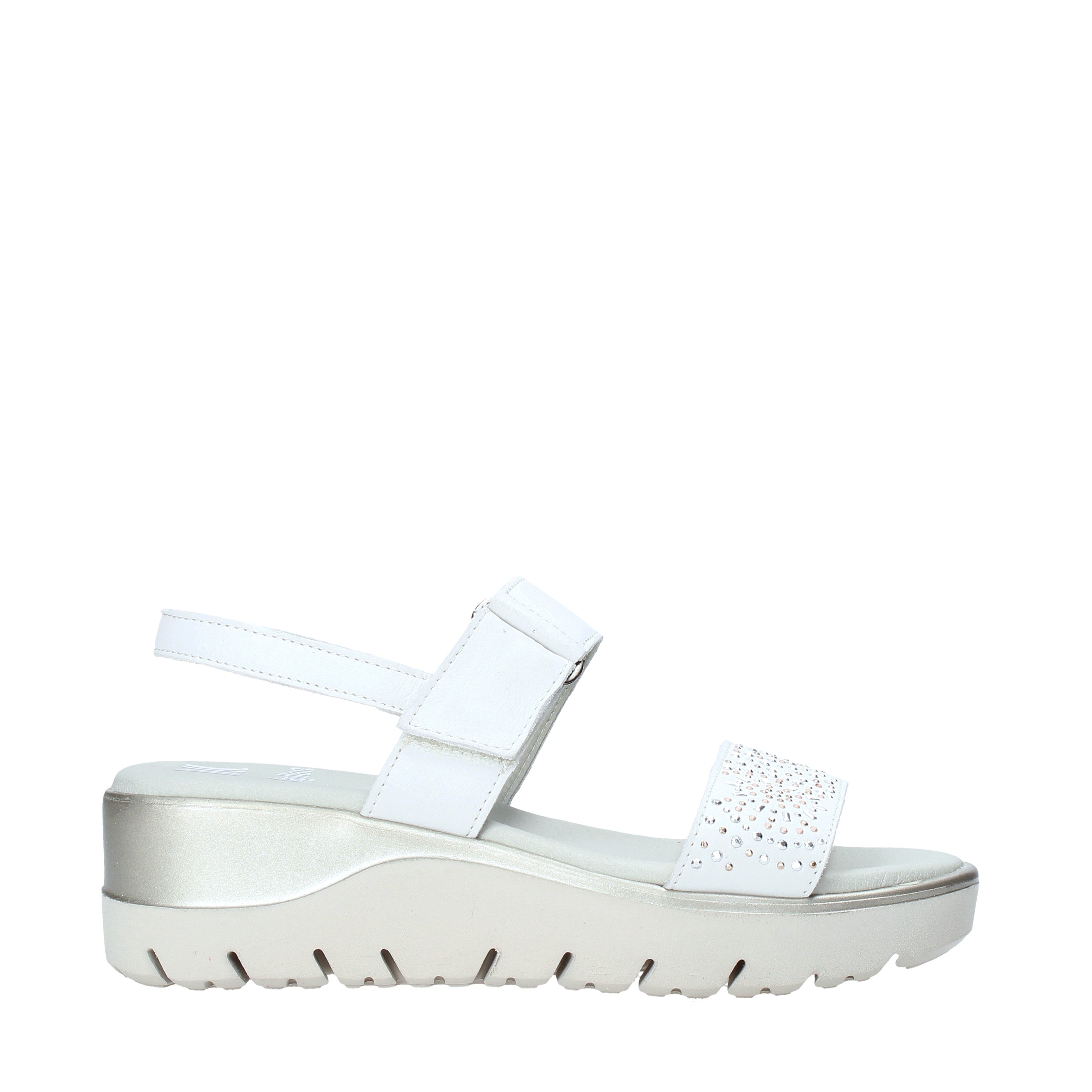 Sandali zeppa Bianco Miss Callaghan