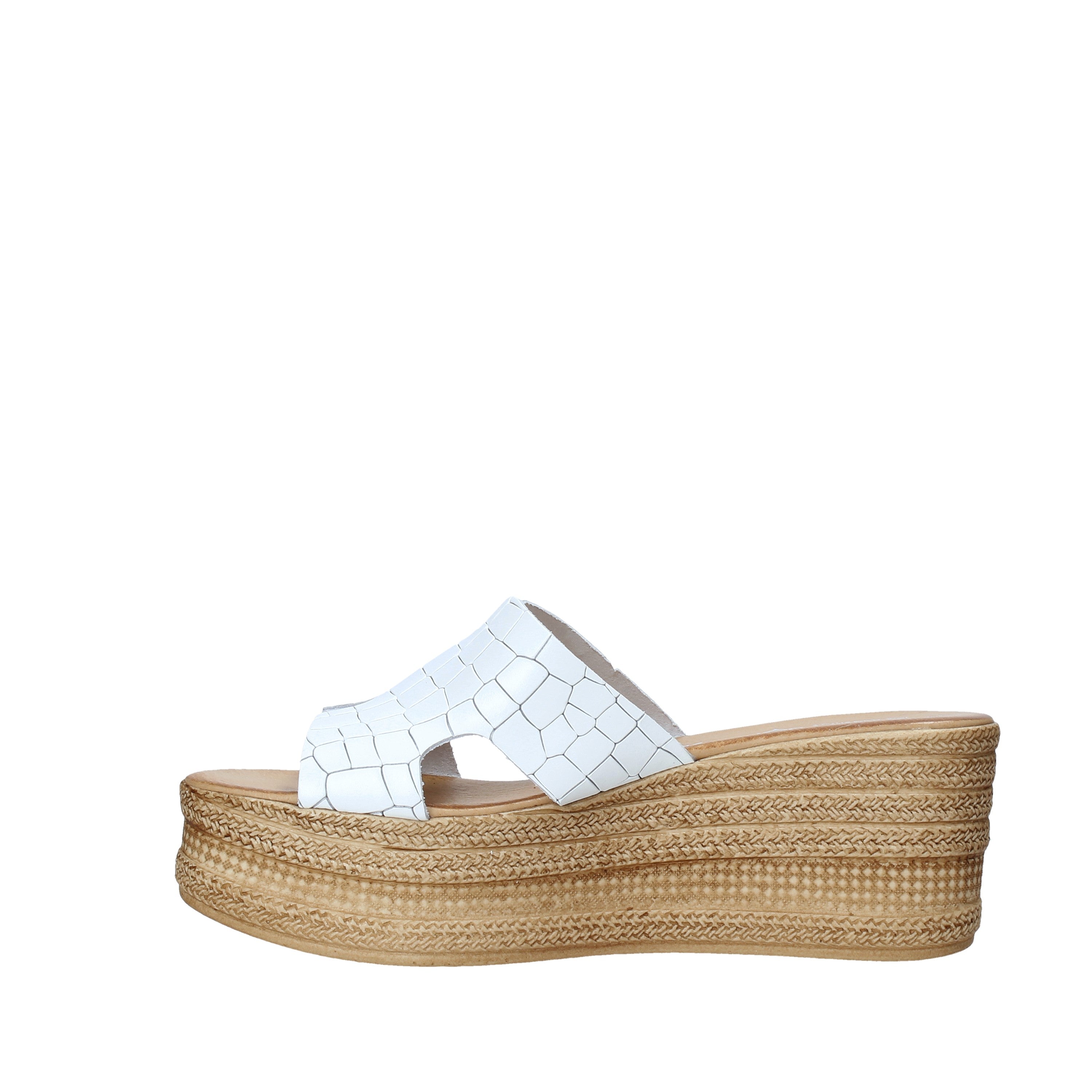 Sandali zeppa Bianco Cinzia Soft