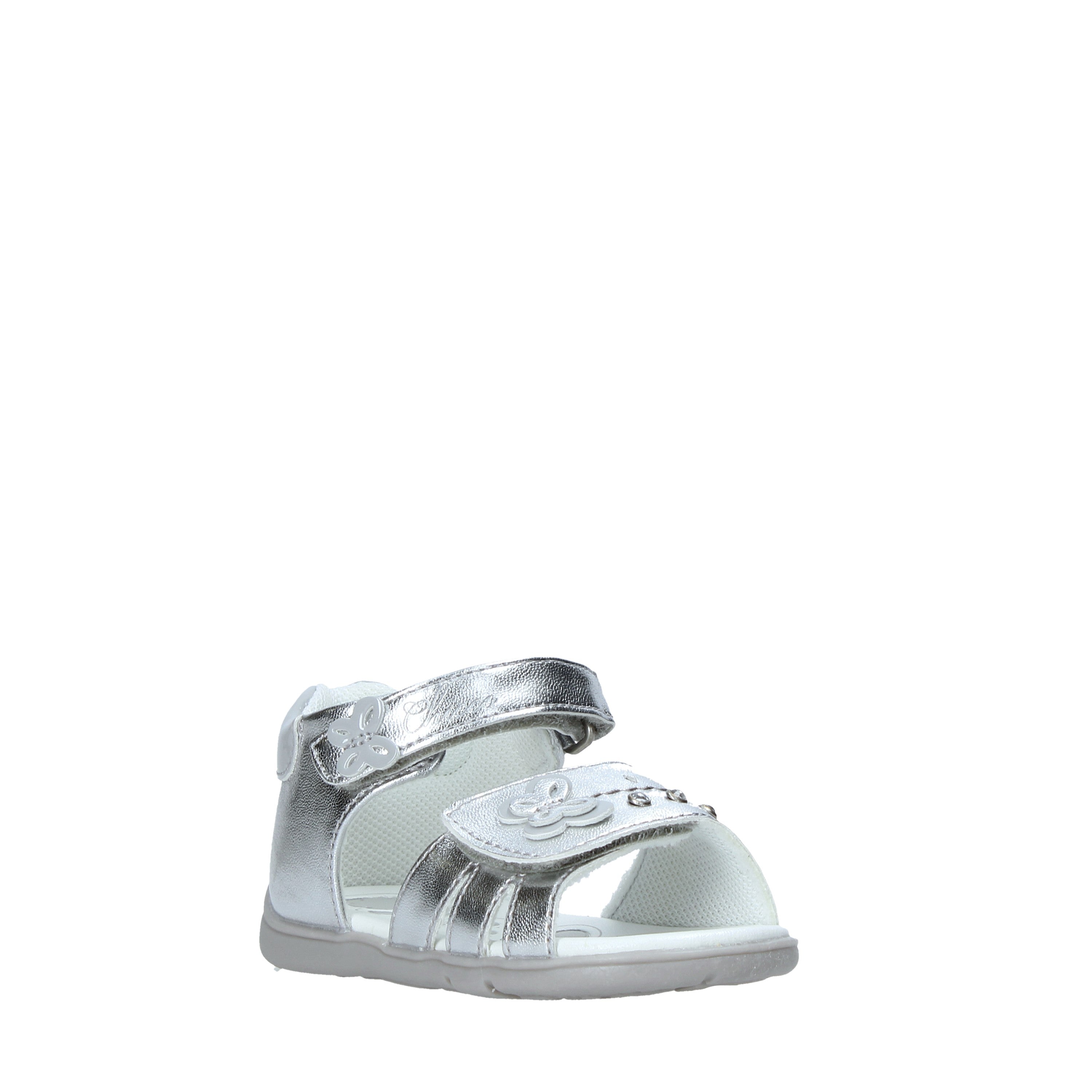 Sandali con strappi Argentato Chicco