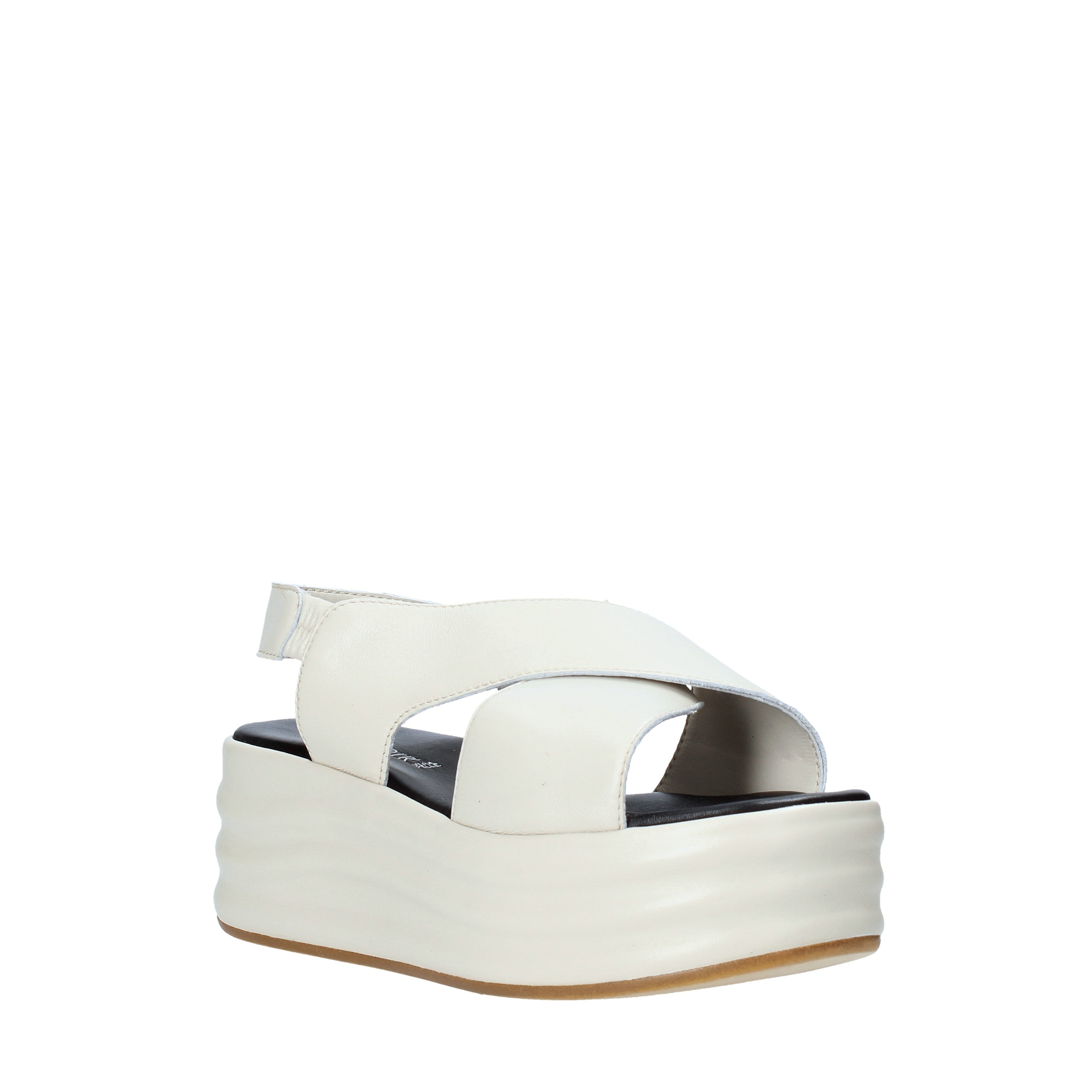 Sandali zeppa Beige Cafenoir