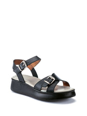 Sandali zeppa Nero Lumberjack