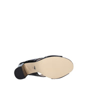 Sandali tacco Nero Gold&gold