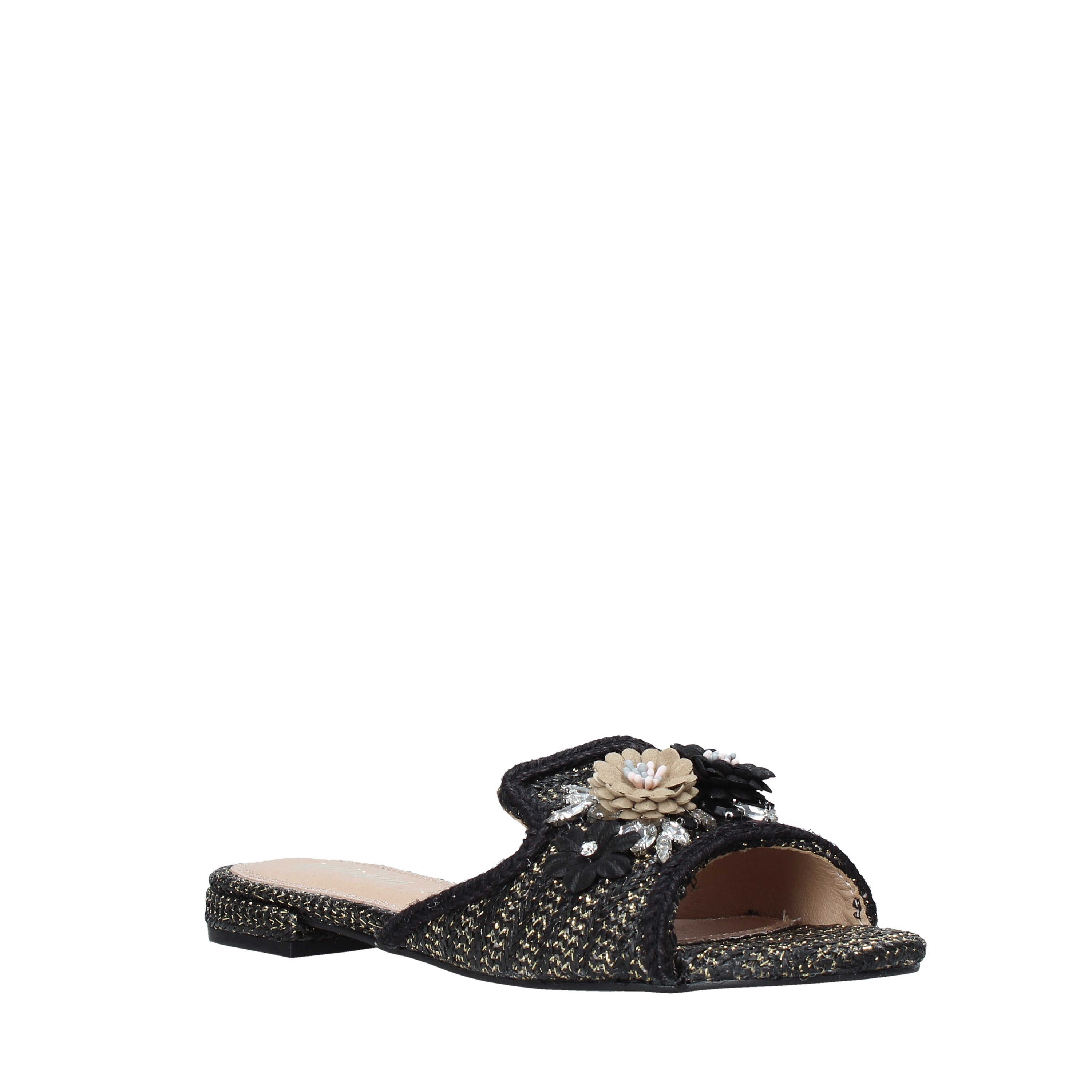 Sandali Nero Gold&gold