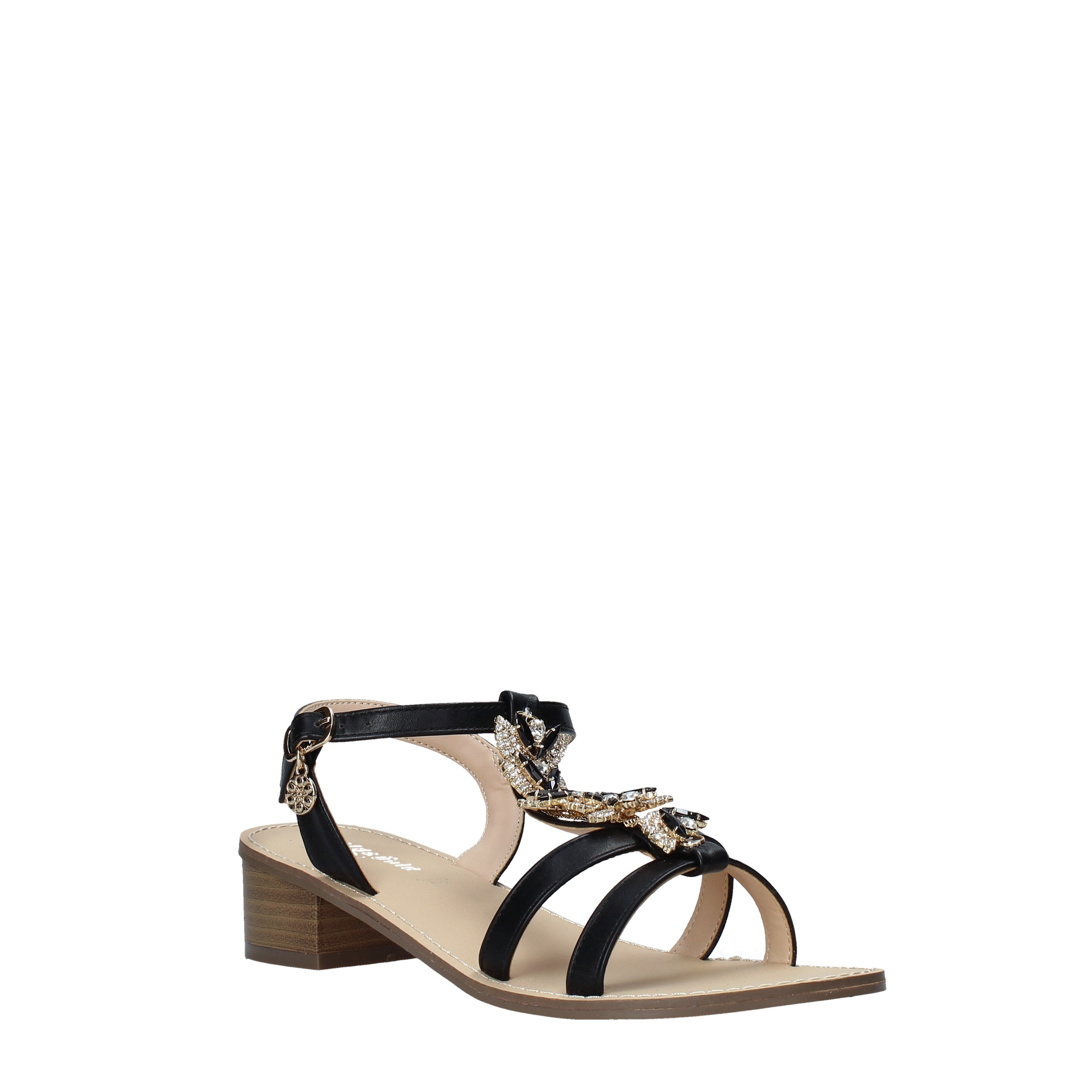 Sandali Nero Gold&gold