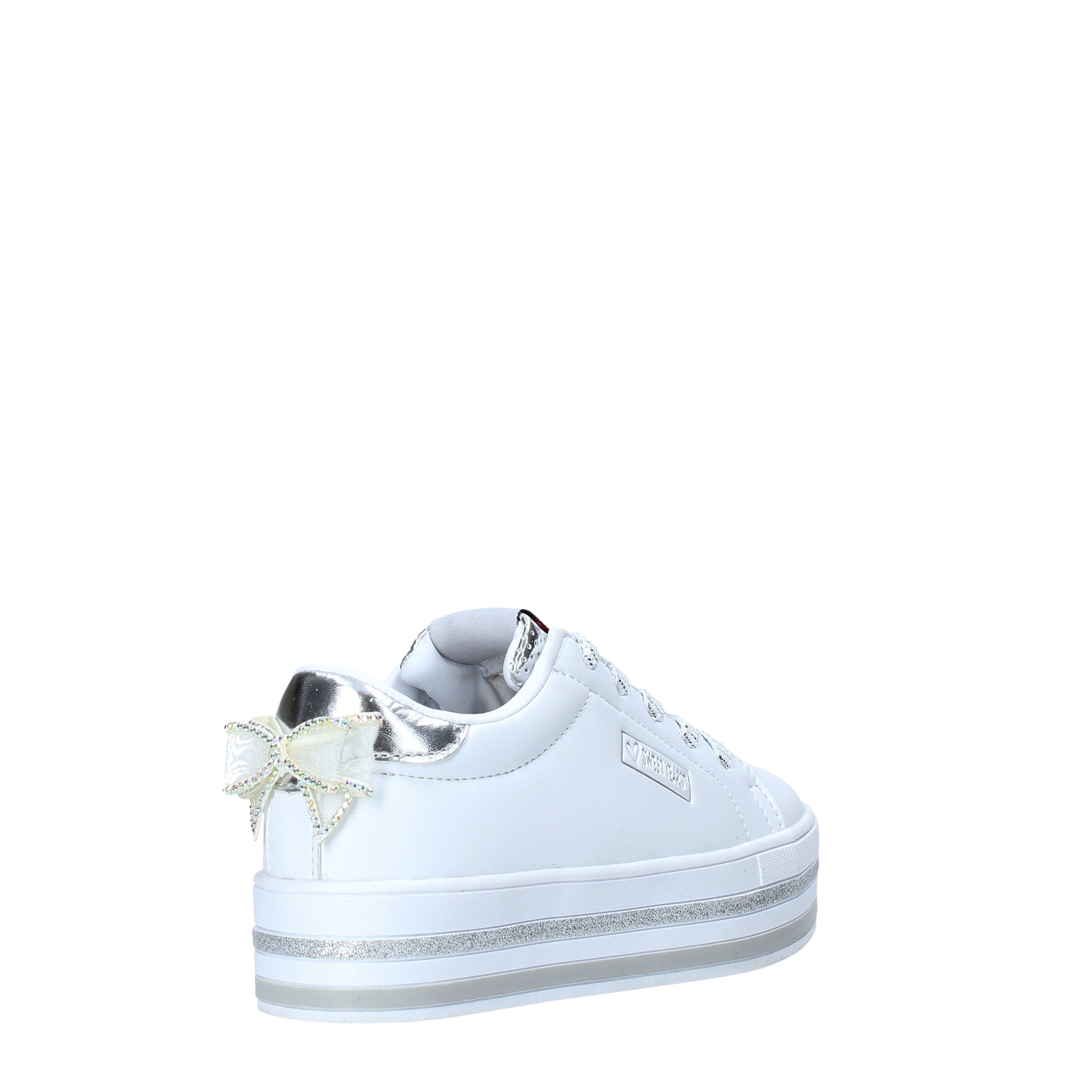 Sneakers Bianco Argento Sweet Years Junior