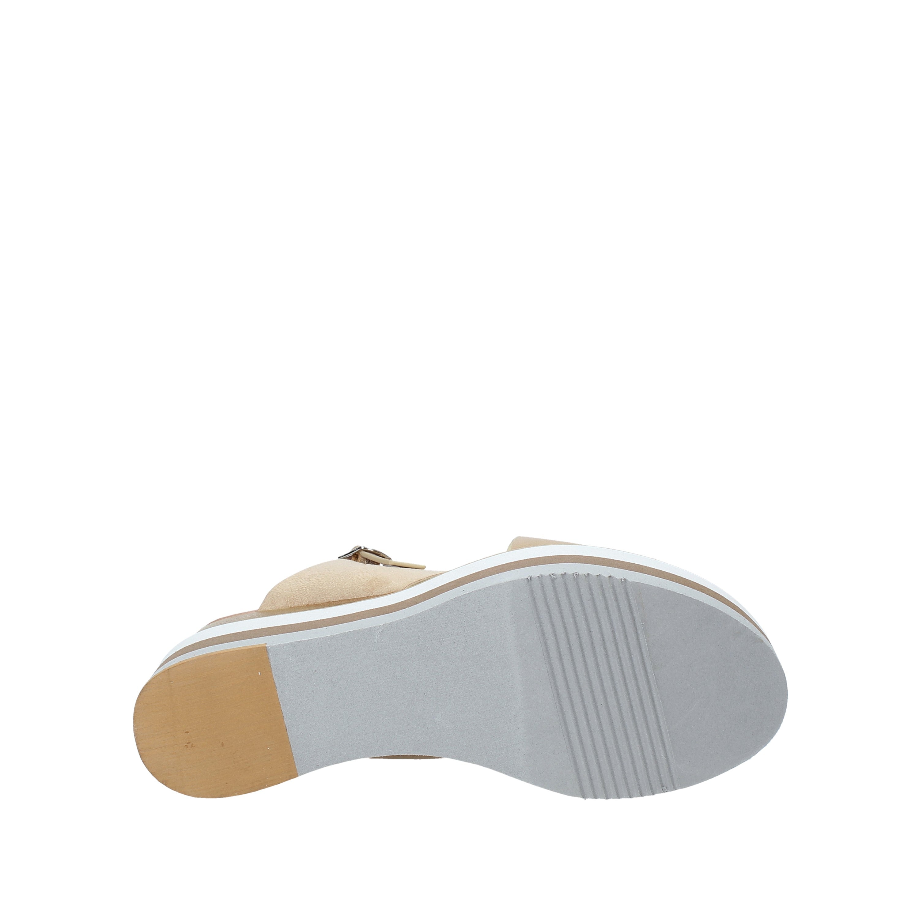 Sandali zeppa Beige Onyx